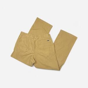 Khaki straight leg cargo painter worker pants 35 x 32, mountain khakis